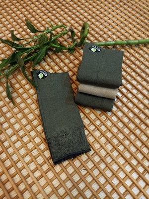 Rocks For Bambu Burun Dikişsiz Likralı 3'lü Mevsimlik Erkek Çorap