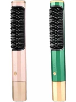 LTG Nova Düzleştirici Fırça Saç Düzleştirici Arada Fön Tarak Taşınabilir