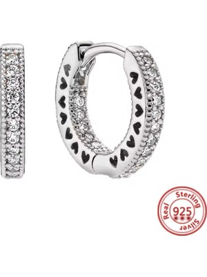 Hector Co Jewellery Küçük Kalpler Gümüş Küpe