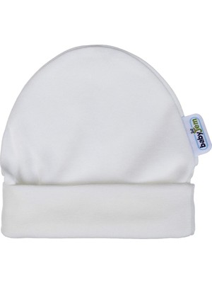 Osense Yenidoğan Bebe Şapka 397 Beyaz