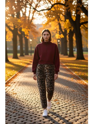 Benerly Kadın Fermuarlı Dik Yaka Düşük Kol Örme Sweatshirt Fonksiyonel Dayanıklı Kaliteli Konforlu
