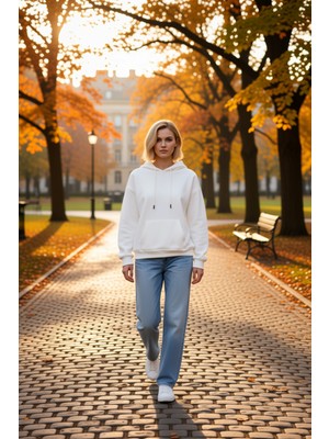 Benerly Kadın Kapüşonlu Düşük Kol Oversize Sweatshirt Fonksiyonel Dayanıklı Kaliteli Konforlu Spor