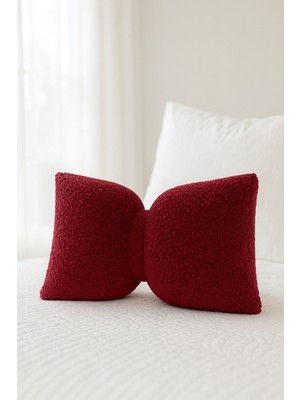 Eyprich Teddy Dekoratif Fiyonk Yastık/kırlent