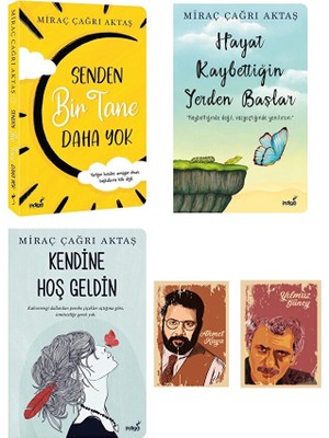 Dara Yayınları Miraç Çağrı Aktaş Kişisel Gelişim Seti - Kendine Hoş Geldin - Senden Bir Tane Daha Yok -Not defterli