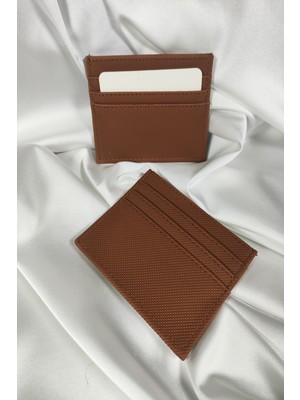 Leaf Accessory Unisex Kartlık Taba, 1. Sınıf Vinlex Deri, 7 Tane Kart Koyma Cepli