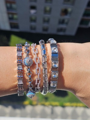 Miruva Xuping Sosyete Nazar Boncuklu Bileklik