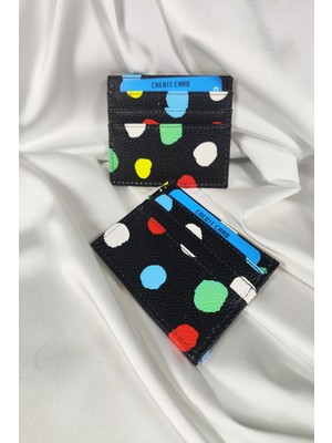 Leaf Accessory Unisex Kartlık Siyah, 1. Sınıf Vinlex Deri, 7 Tane Kart Koyma Cepli