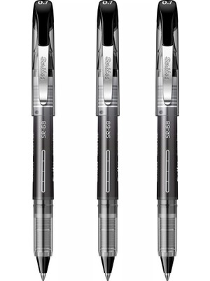 Artlantis Siyah Pilot Kalem Sr-68 Roller Pen 3 Adet Scrikss Pilot Kalem 0.7 mm Roller Uçlu Pilot Kalem Ince Uçlu Likit Mürekkepli