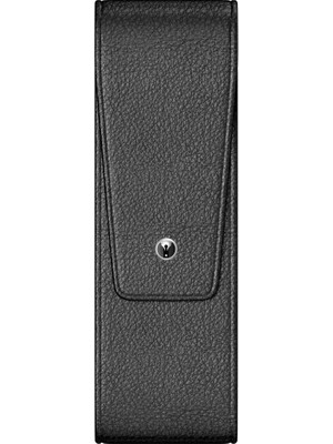 Scrikss & Wizdesign Toscana Hakiki Deri Siyah Kapaklı Ikili Kalemlik