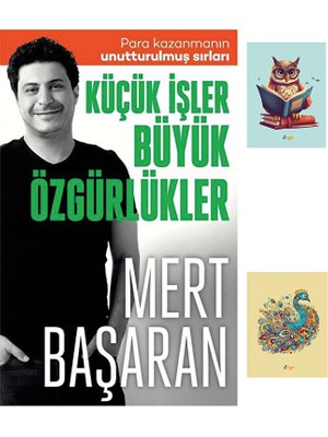 Küçük Işler Büyük Özgürlükler - Mert Başaran - 9786258471175 - Butik - Not Defterli Seti