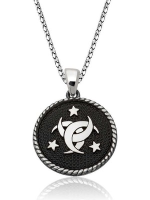 Özcömert Silver Gümüş Teşkilat-I Mahsusa Erkek Kolye