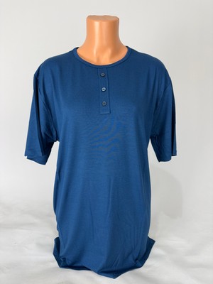 Yaşar Triko Kadın Likralı Bisiklet Yaka Kısa Kollu Yanları Yırtmaçlı Yün Anne Penye Tişört