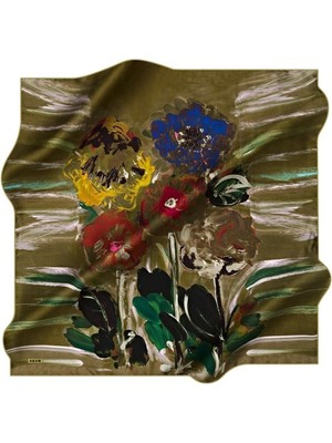 Aker Nostalji Tivil Ipek Eşarp 8536-951