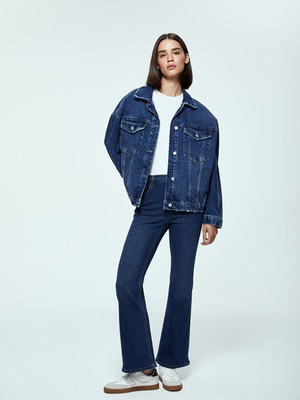 Lc Waikiki Yeni Sezon Mars Flare Kadın Jean Pantolon