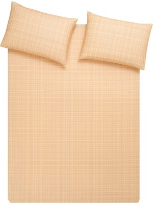 Taç Boutique Taç Butik Alba Pamuk Percale Çarşaf Çift Kişilik Turuncu
