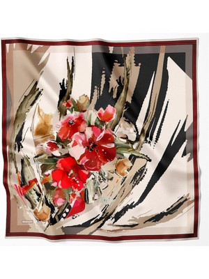 Armine Ipek Eşarp Nostalji - 8713-02 Bordo Sura