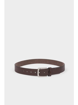 DeFacto Erkek Dikdörtgen Toka Suni Deri Jean Kemeri G8206AXNS