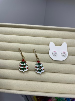 Yılbaşı Çam Agacı Küpe