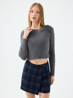 Loft Loose Crop Kadın Kazak