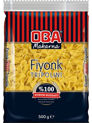 Oba Fiyonk Makarna 500 G X 5 Adet | Ev Tipi Çoklu Paket