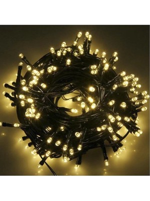 Sarı Renkli LED Işık Pilli 4 Metre