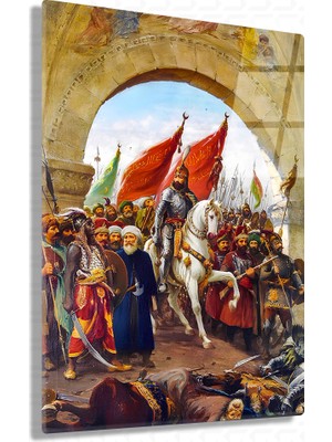 Sevgili Cam Fatih Sultan Mehmet – Istanbul’un Fethi Cam Tablo
