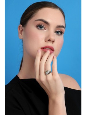 Sembol Gold Elegant Wing Yüzük 14 Ayar Altın