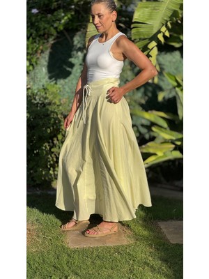 Lefon Bel Bağcık Detay Etek