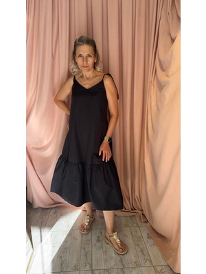 Khloe Omuzdan Bağlamalı Elbise