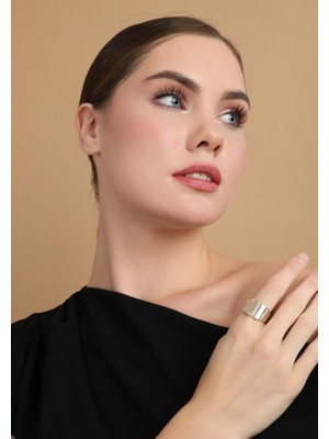 Sembol Gold Majestic Gold 14 Ayar Altın Yüzük Elegance