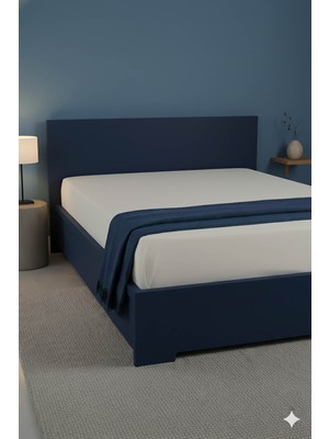 Favora %100 Pamuk Ranforce Premium Çift Kişilik Lastikli Çarşaf - Krem