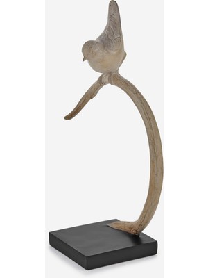 Chiara Alessi Krem Poliresin Dekoratif Obje 17,2X11,6X36 cm