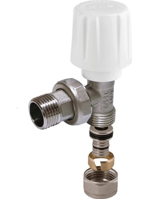 1 Adet-Kas 1/2″ Pex-B Bağlantılı Köşe Rakorlu Radyatör Vanası | Dayanıklı Pirinç Gövde | Isıtma Sistemleri Için Güvenli & Sızdırmaz Bağlantı