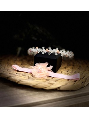 Yeşil Atölye Anne Bebek Lohusa Tacı Gelin Nişan Kına Söz Saç Aksesuarı