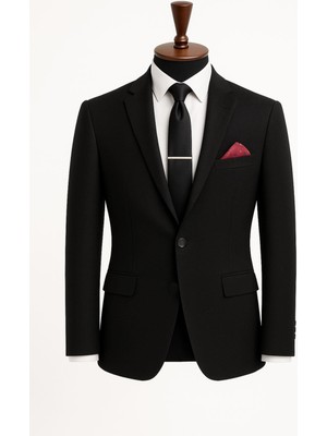 Classics Men Erkek Italyan Kesim Tek Düğmeli Blazer Ceket  Klasik ve Modern Şıklık