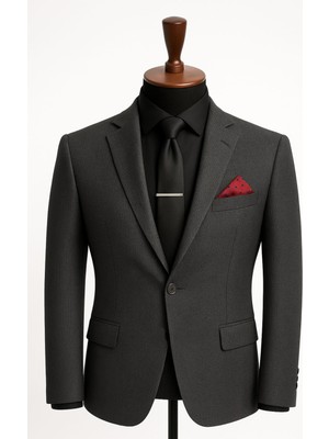 Classics Men Erkek Italyan Kesim Tek Düğmeli Blazer Ceket  Klasik ve Modern Şıklık