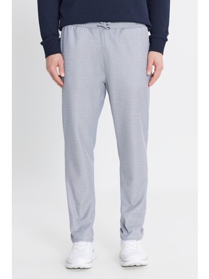 Altınyıldız Classics Pamuklu Standart Fit Normal Kesim Beli Bağlamalı Yan Cepli Jakarlı Eşofman Altı