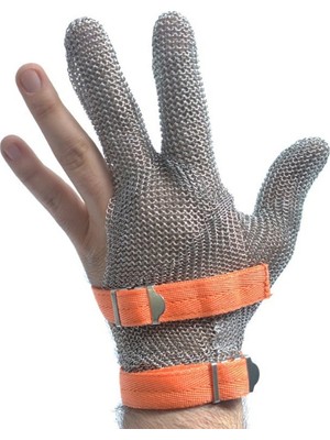 dm dikişmarket Çelik Eldiven Koruyucu Çelik Eldiven /kasap Eldiveni Kesilmez Çelik Eldiven Paslanmaz Metal