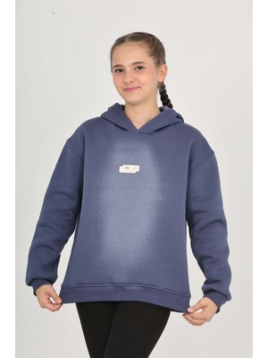 Toontoy Kız Çocuk Taş Dizaynlı Sweatshırt