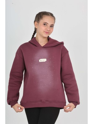 Toontoy Kız Çocuk Taş Dizaynlı Sweatshırt