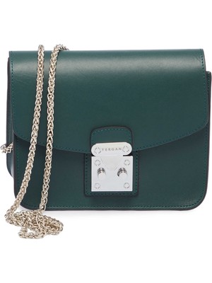 Tergan Yeşil Hakiki Deri Kadın Çapraz Askılı Çanta - S25K1BC78972-S8H