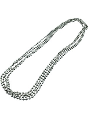 MorPerde Krom Metal Sonsuz Zincir 150cm Gümüş - Gri