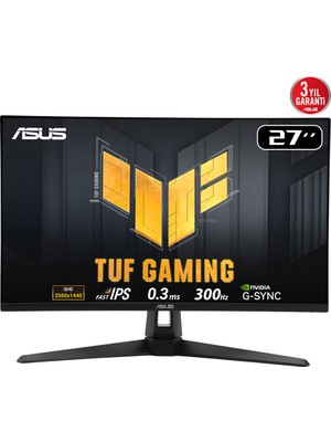 Asus Tuf Gamıng VG27AQM5A 27" 0.3ms 300Hz 2k Qhd Dp/hdmı/usb Vesa IPS LED Gamıng Monıtor
