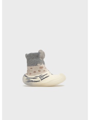 Mayoral Erkek Bebek Yenidoğan Taban Çorap Bej 9944