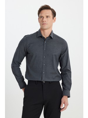 Altınyıldız Classics Slim Fit Dar Kesim Klasik Yaka Flanel Gömlek