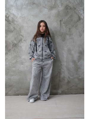 Haykids Yırtık Detaylı Eşofman Takımı