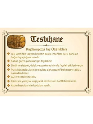 Storemax 1000 Ayar Gümüş Kazaz Püsküllü Küre Kesim Kaplangözü Doğaltaş Tesbih (M-2)