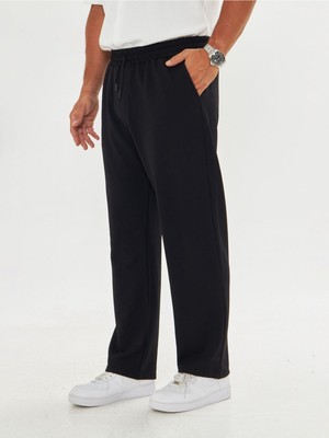 Zinox Erkek Baggy Krep Kumaş Bağcıklı Pantolon