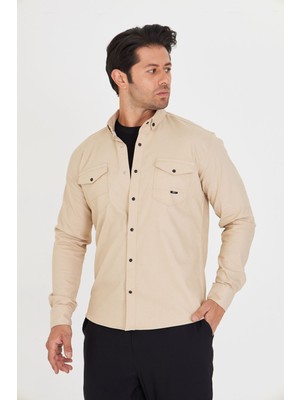 Masso Moda Slim Fit Jeans - Kot Erkek Gömlek Günlük Kullanıma Uygun