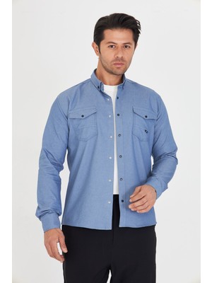 Masso Moda Slim Fit Jeans - Kot Erkek Gömlek Günlük Kullanıma Uygun